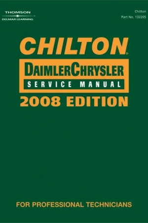 Chrysler Service Manual - 2008 Edition Volume 1 & 2 - Chilton Manuals Best Price