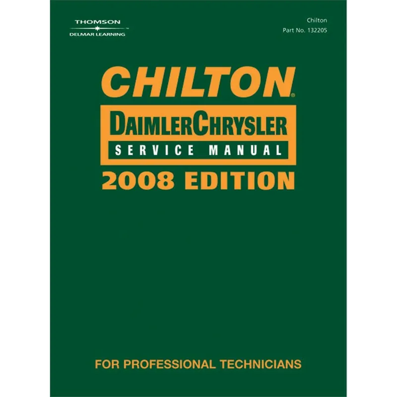 Chrysler Service Manual - 2008 Edition Volume 1 & 2 - Chilton Manuals Best Price