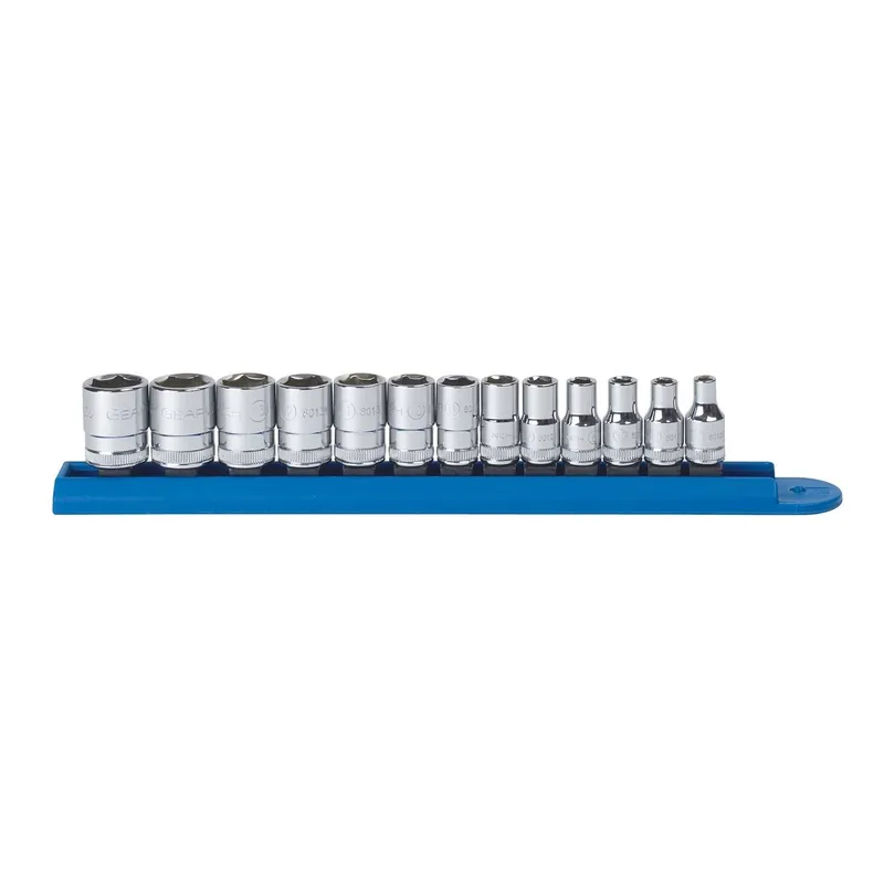 1/4 In Drive 6 Point Standard Metric Socket Set - 13-Pc - GearWrench Modern