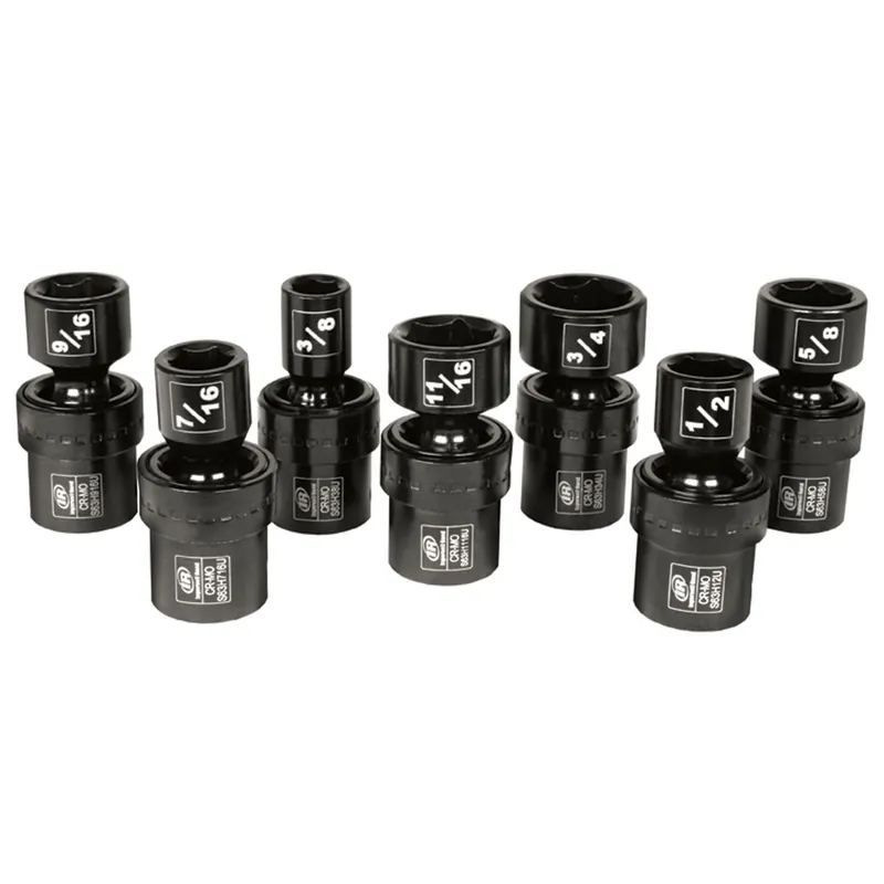 3/8 Inch Drive Swivel Universal Flex SAE Fractional Impact Socke - Ingersoll Rand Warranty Included