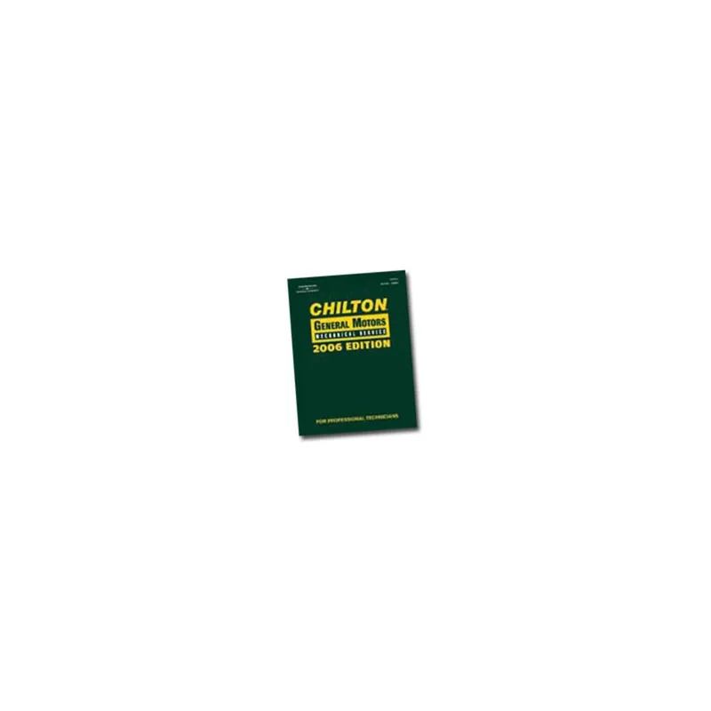 Bargain General Motors Mechanical Service Manual - 2006 - Chilton Manuals