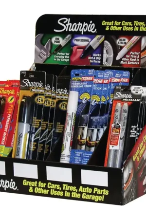 Price Drop Sharpie Automotive Countertop Display with Permanent Markers - Sharpie