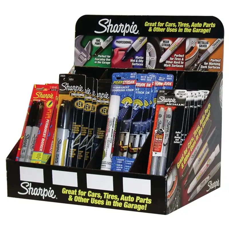 Price Drop Sharpie Automotive Countertop Display with Permanent Markers - Sharpie