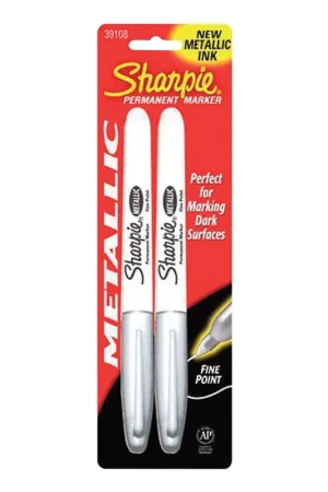 Fan Favorite Metallic Silver Permanent Marker - 2/Pk - Sharpie