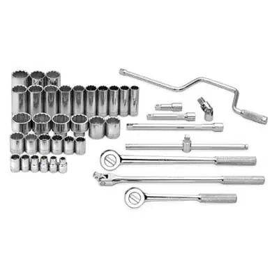 Viral 1/2 Inch Drive 12 Pt Fractional Socket Set 40 Pc - SK Hand Tool