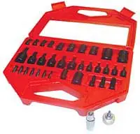 Today Only Master Torx Set w/ Tamper Proof Torx - 36-Pc - Cal-van Tools