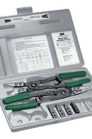 Retaining Ring Plier Set w/ Replaceable Tips - SK Hand Tool New Arrival
