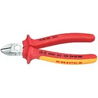 7006-7 Insulated Diagonal Cutting Nippers 70 06 180 - 7 In - Knipex-Werk Special Offer