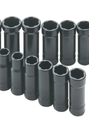 Top Pick 3/8 In Dr Fractional / Metric Deep TurboSocketr Set - 13-Pc - SK Hand Tool