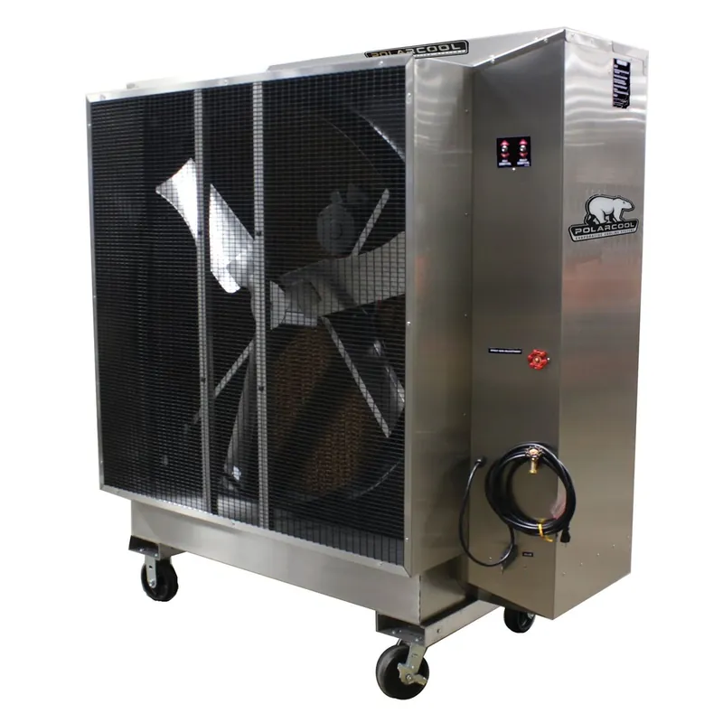 Portable Evaporative Cooling Fan - Single Speed 48 In - PolarCool Factory Price