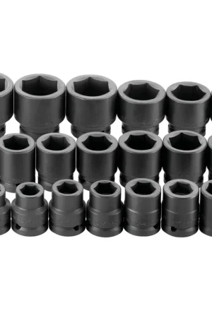 Super Sale 3/4 In Dr 6-Pt Std Metric Impact Socket Set - 20-Pc - SK Hand Tool