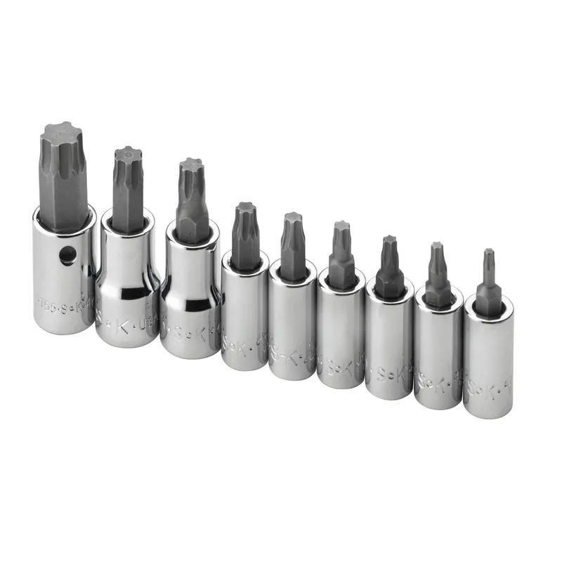 1/4 & 3/8 In Dr Torx(R) Plus Bit Socket Set - 9-Pc - SK Hand Tool Hot Deal