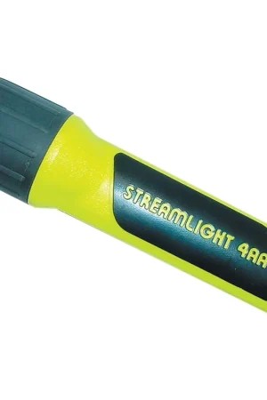 4AA Flashlight Blue LED w/ Yellow Body - Streamlight, Inc Free Shipping