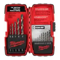 While Supplies Last Black & Bronze Drill Bit Set - 14-Pc - Milwaukee Electric Tools