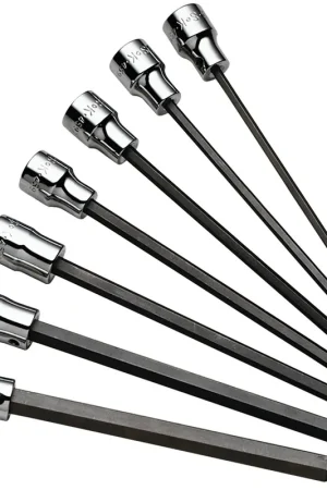 Today Only 3/8" Drive SAE Long Ball Hex Bit Socket Set - 7-Piece - SK Hand Tool