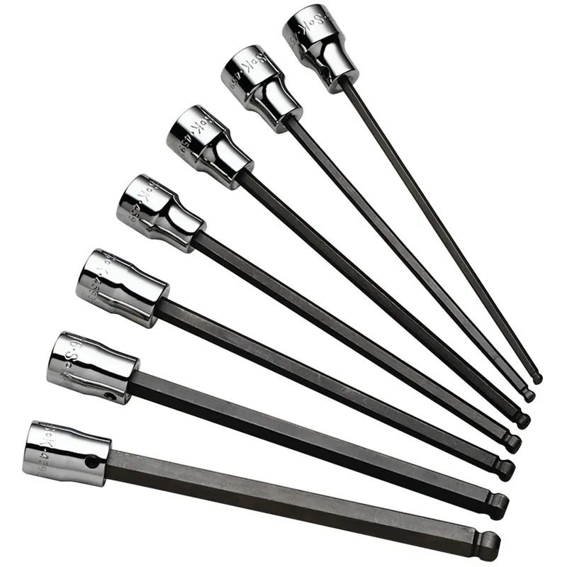 Today Only 3/8" Drive SAE Long Ball Hex Bit Socket Set - 7-Piece - SK Hand Tool