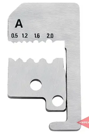 1229 Spare Blades for 1221 Stripper 12 29 180 - 2/Pk - Knipex-Werk Warranty Included