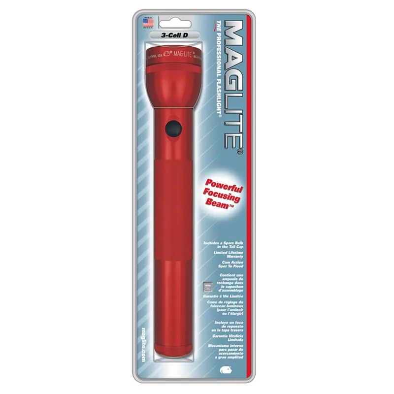 New Arrival Flashlight - 3 D-Cell - Red - Mag Instrument