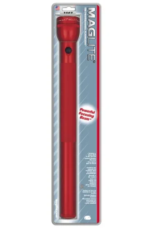 Money Back Guarantee Flashlight - 6 D-Cell - Red - Mag Instrument