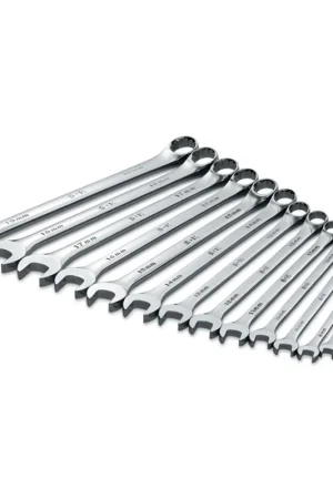 Secure Checkout Metric Long Pattern Combo Wrench Set - 14-Pc - SK Hand Tool