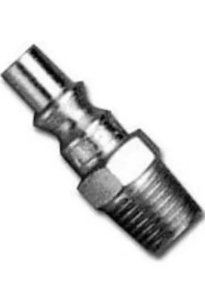 Male Thread Automotive Standard Coupler Plug 1/2 Inch Type F 3/8 - Schrader-bridgeport Internationa Same Day Shipping