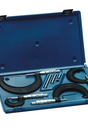 Micrometer Set 0-4In Range .001In Graduations - Central Tools Same Day Shipping