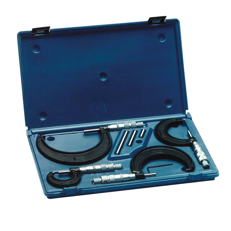Micrometer Set 0-4In Range .001In Graduations - Central Tools Same Day Shipping