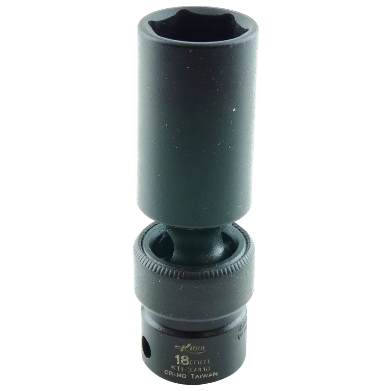 Deep Flex Impact Socket - 3/8 In 6 Pt - 18mm - K Tool International Seasonal Sale