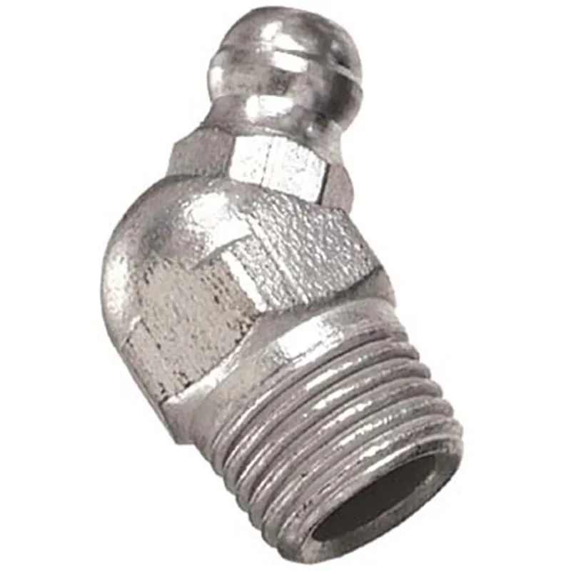 Bulk Fitting - 1/4 In-28 Thread - 45? Angle - Lincoln Industrial Next Day Delivery