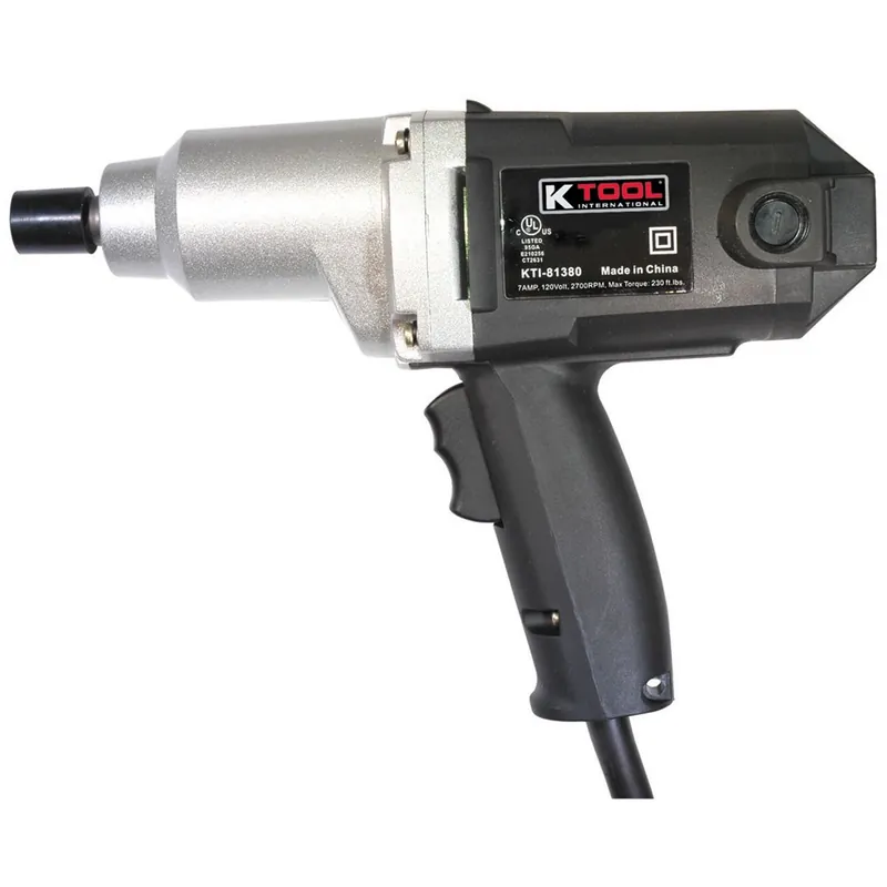 1/2 In Dr Super Duty Electric Impact Wrench 235 ft-lbs - K Tool International Modern
