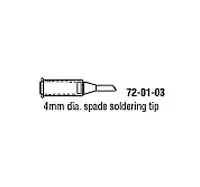 Bargain Soldering Tip 4mm Dia Spade - Master Appliance