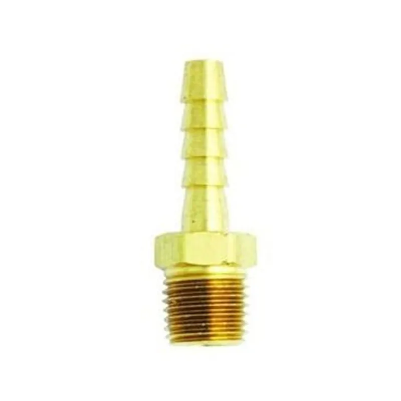 Male Brass Hose End 5/16 In ID x 1/4 In NPT 2/Cd - Milton Industries Fast Shipping