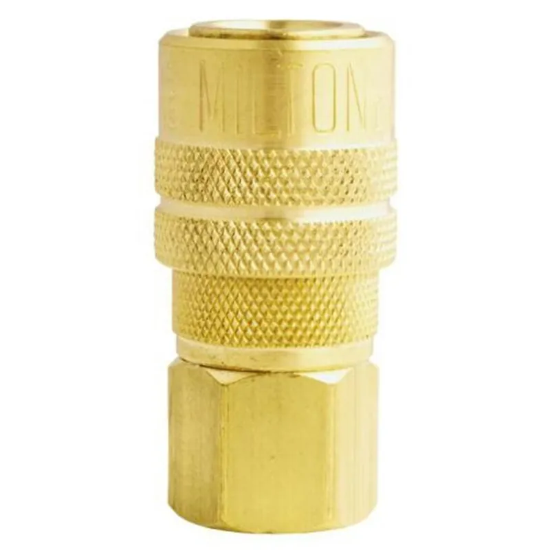 Handmade 1/4" FNPT M STYLE COUPLER FEMALE - Milton Industries