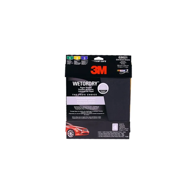 Trending Wetordry(TM) Sand Paper - 9 In x 11 In - Assorted Grades - 3M Automotive