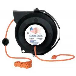 The Volunteer Work Light w/Retractable Reel - National Electric USA Free Shipping