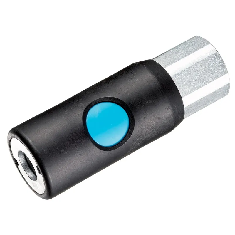 Quick Release Female Safety Coupler for No 727 - 1/4 In - Black - Prevost Time-Limited