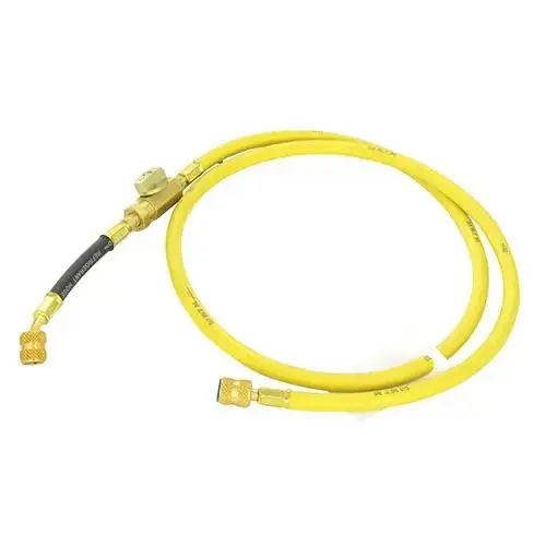 Robinair 65160 Enviro-Guard 60" Yellow Hose Ball Valve - Robinair Seasonal Sale