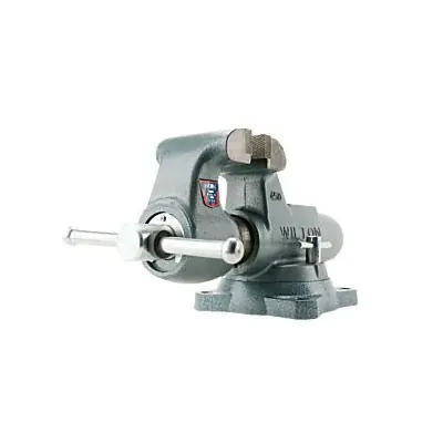 300S Machinists' Bench Vise with Swivel Base, 3" Jaw Width, 4-3/ - Wilton Corporation Handmade