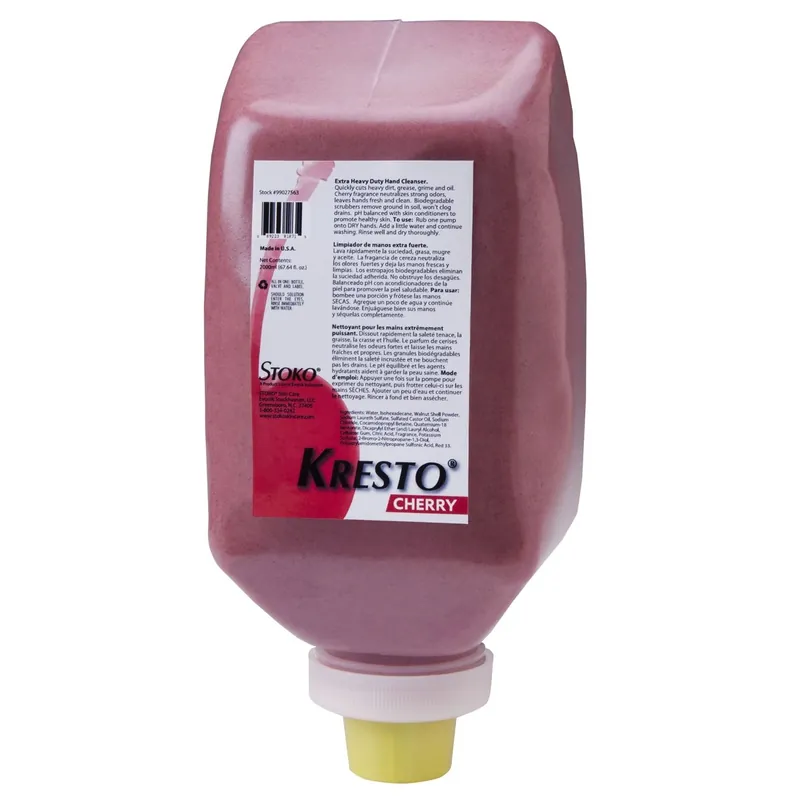 Free Returns KRESTO Cherry Hand Cleaner 2000ml Softbottle 2 Pk - Stockhausen