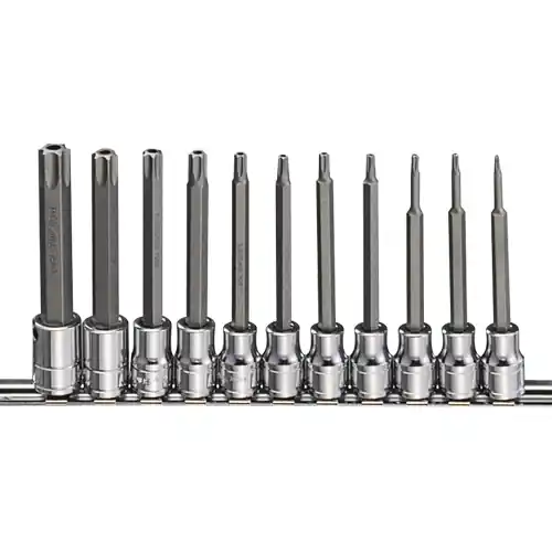 11PC 3/8" Dr. Pentacle Bit Socket Set - Genius Tools Free Delivery