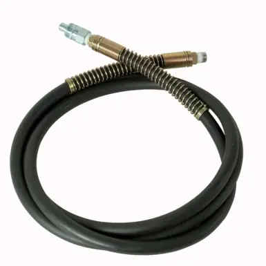 Mega Sale 3/8 " ID, 6 foot Hose with Male Coupler, 3/8" NPTF Connection - Blackhawk Automotive