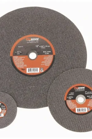 Stationary Chop Saw Abrasive Wheel 14 x 3/32 x 1 Inch - Firepower Limited Edition