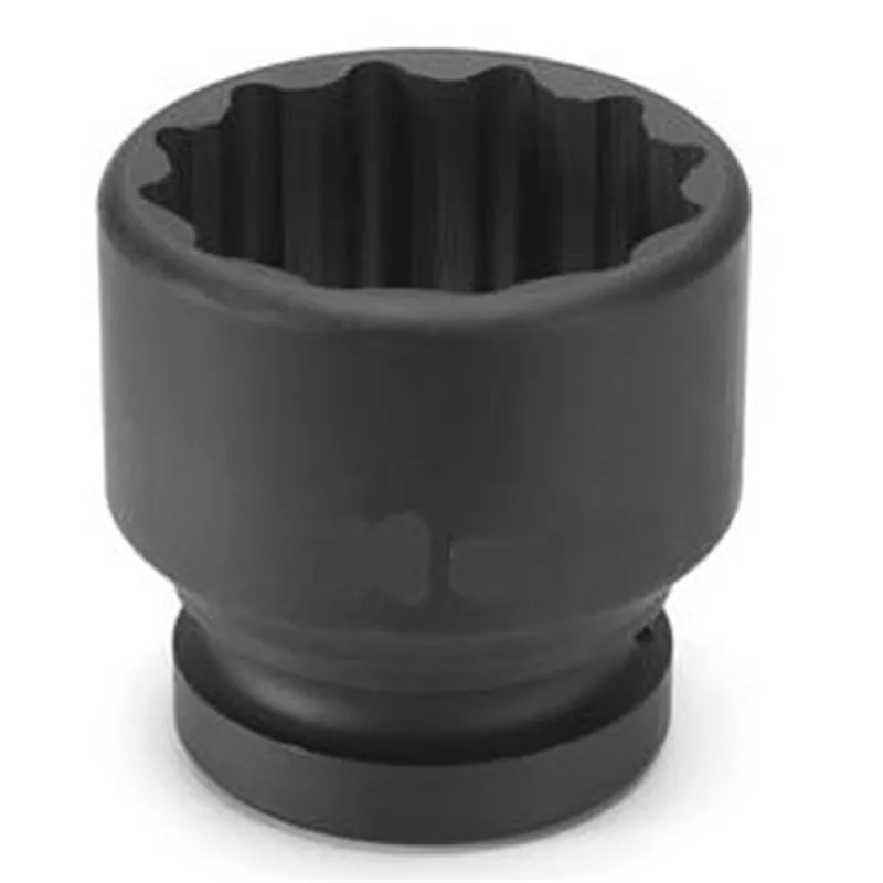 Viral 1 Inch Drive 12 Pt Standard Metric Impact Socket 44mm - Grey Pneumatic