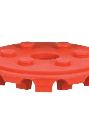 New Release 4" (102 mm) Dia. RED-TRED Eraser Disc Flange Mount - Dynabrade