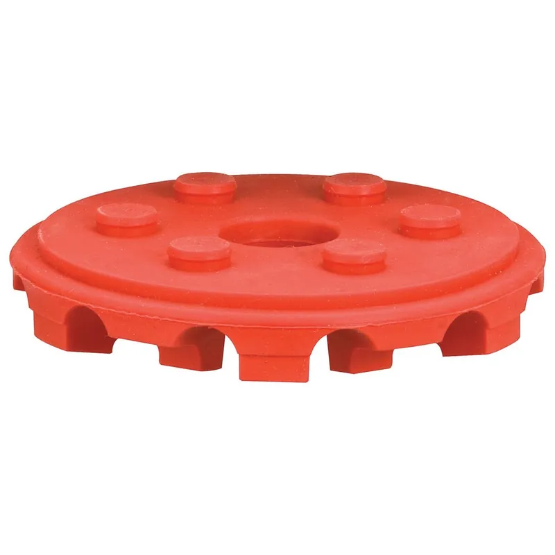 New Release 4" (102 mm) Dia. RED-TRED Eraser Disc Flange Mount - Dynabrade