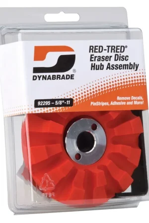 4" (102 mm) Dia. RED-TRED Eraser Disc Assembly - Dynabrade Brand New