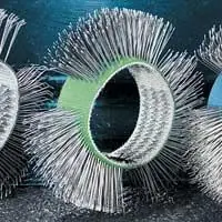 Top Rated 4" (102 mm) Dia. x 3/4" (19 mm) W Straight Fine Wire Wheel - Dynabrade