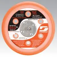 6" (152 mm) Dia. Vacuum Disc Pad, Hook-Face, Short Nap - Dynabrade Limited Offer