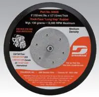 6" (152 mm) Dia. Non-Vacuum Disc Pad, Hook-Face, Long Nap - Dynabrade Flash Sale