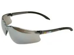 NASCAR GT Gray Frame, Silver Mirror Lens, ScratchCoat - Encon Safety Products Next Day Delivery